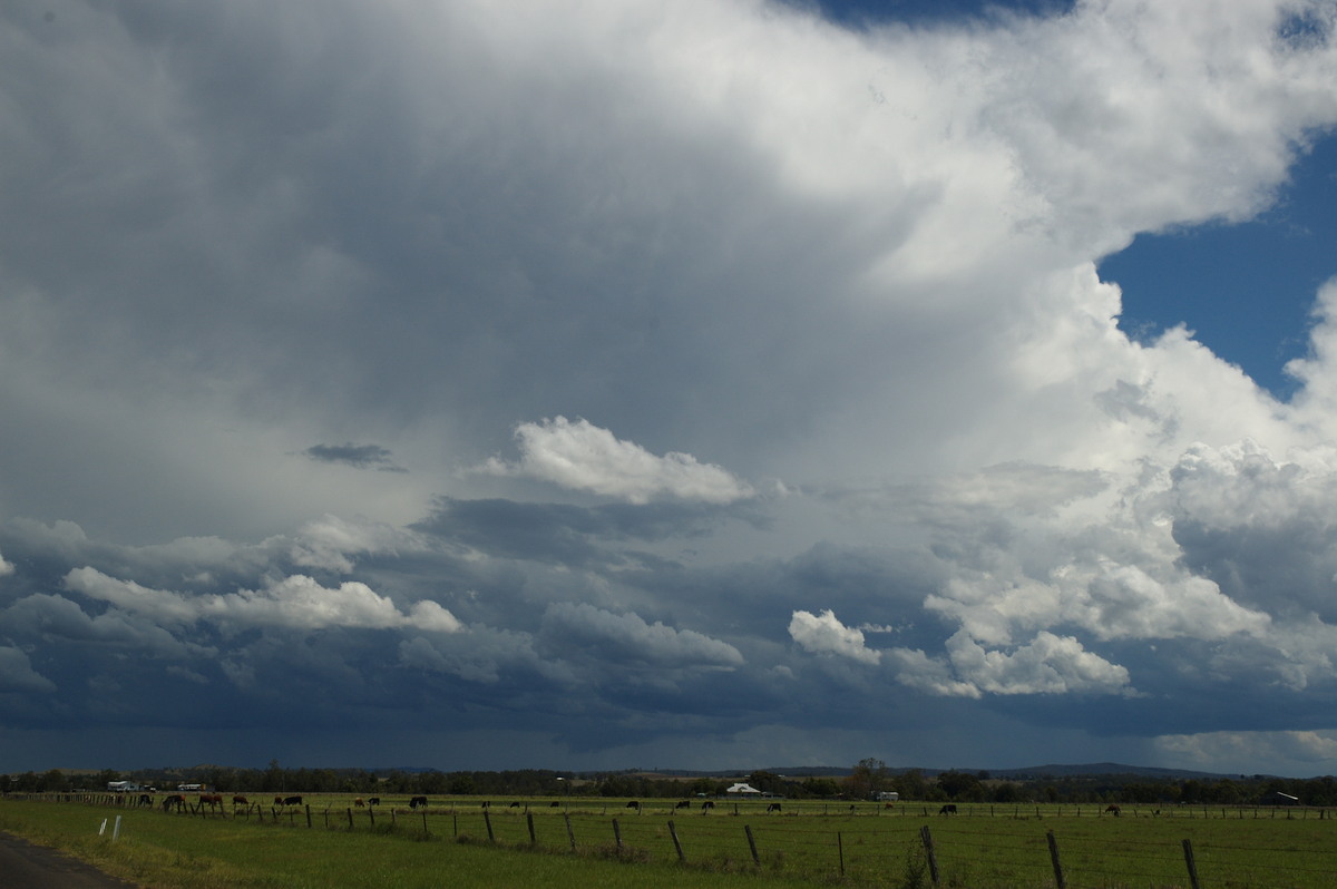 thunderstorm cumulonimbus_incus : N of Casino, NSW   26 October 2007