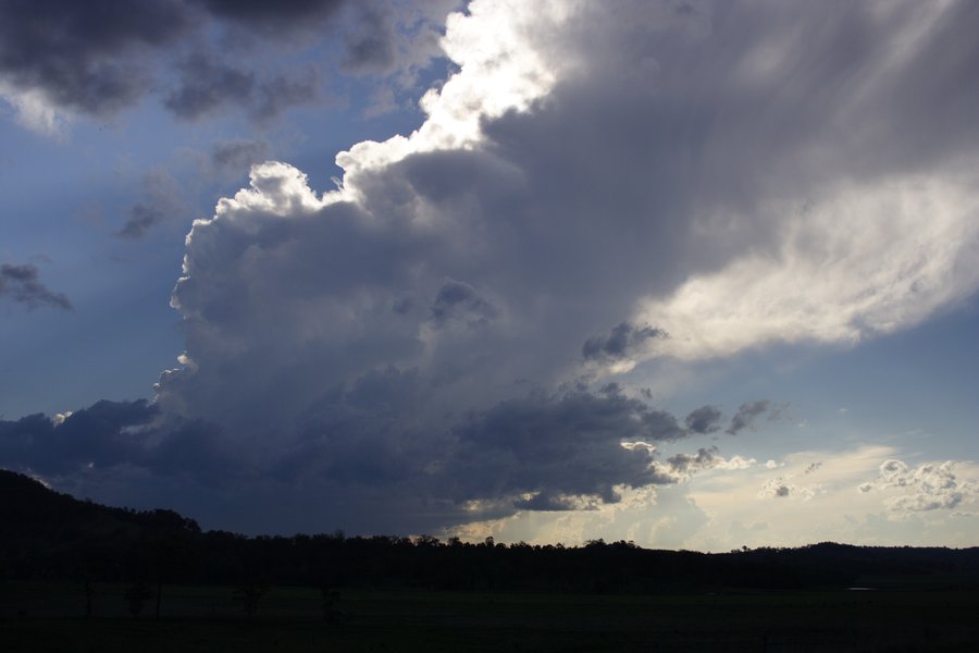 anvil thunderstorm_anvils : near Kyogle, NSW   30 October 2007