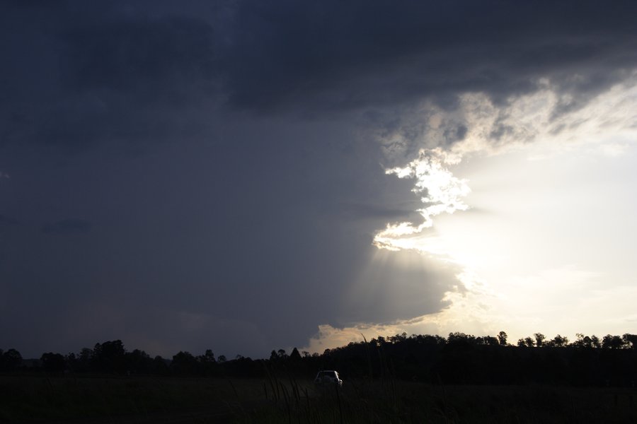 cumulonimbus thunderstorm_base : near Kyogle, NSW   30 October 2007