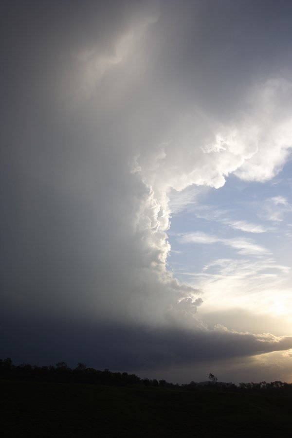 cumulonimbus thunderstorm_base : near Kyogle, NSW   30 October 2007