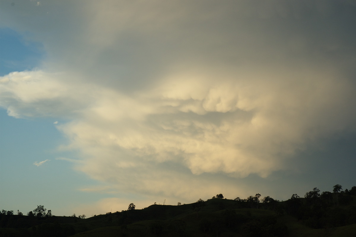 anvil thunderstorm_anvils : W of Kyogle, NSW   30 October 2007