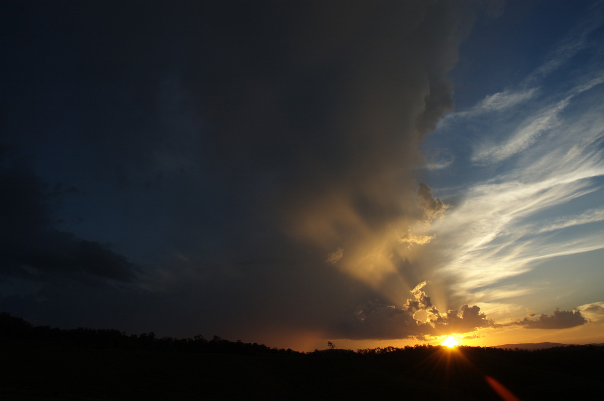 sunset sunset_pictures : W of Kyogle, NSW   30 October 2007