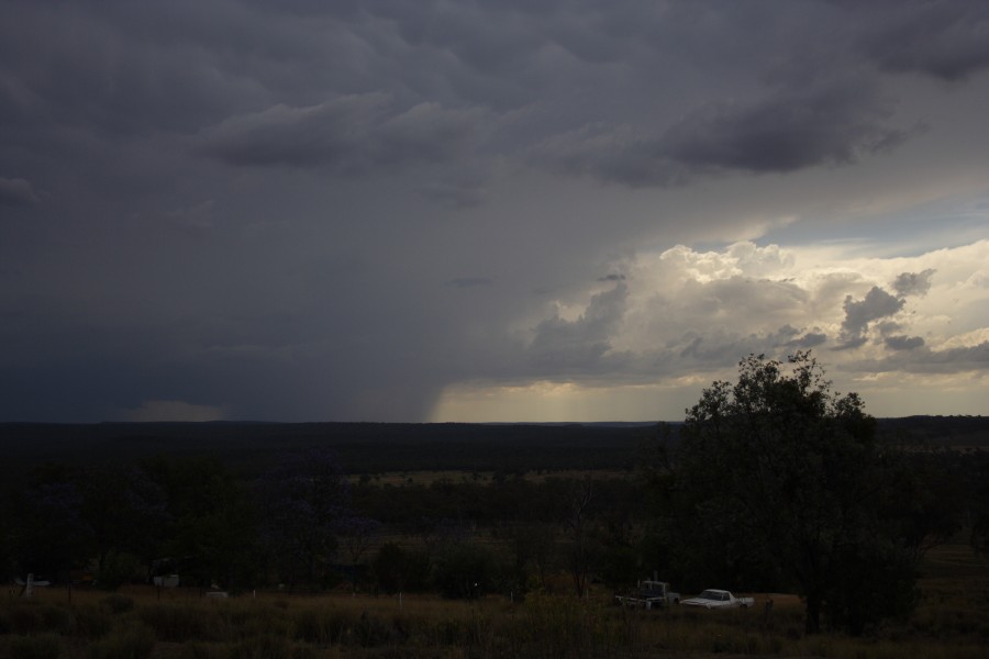 anvil thunderstorm_anvils : near Warialda, NSW   31 October 2007