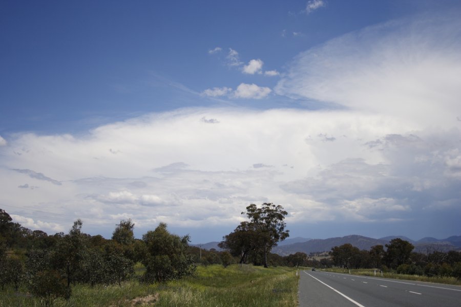 anvil thunderstorm_anvils : near Queenbeyan, NSW   18 November 2007