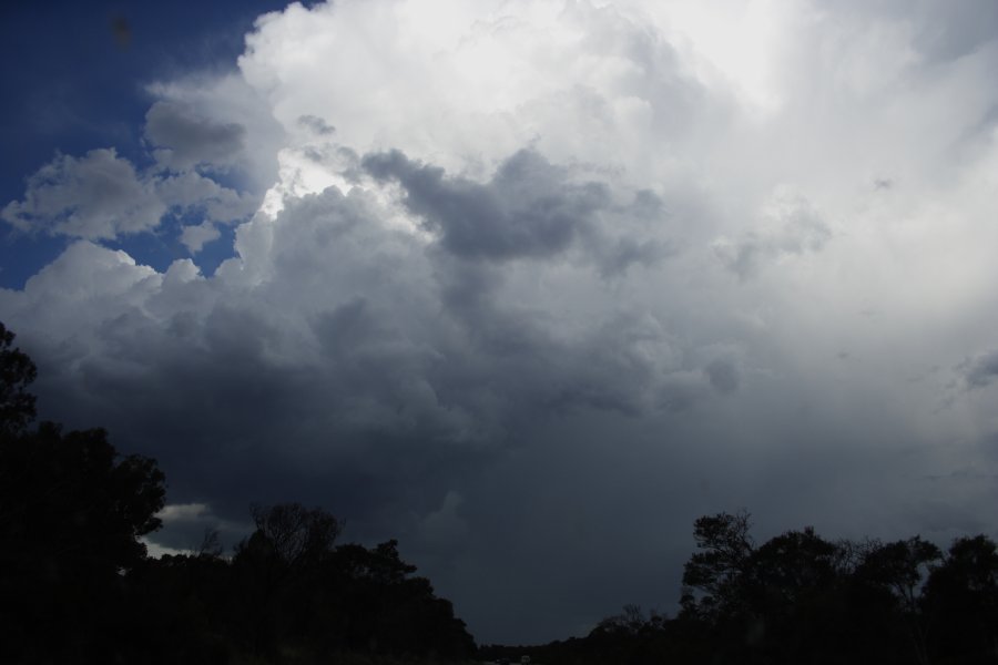 thunderstorm cumulonimbus_incus : near Goulburn, NSW   18 November 2007