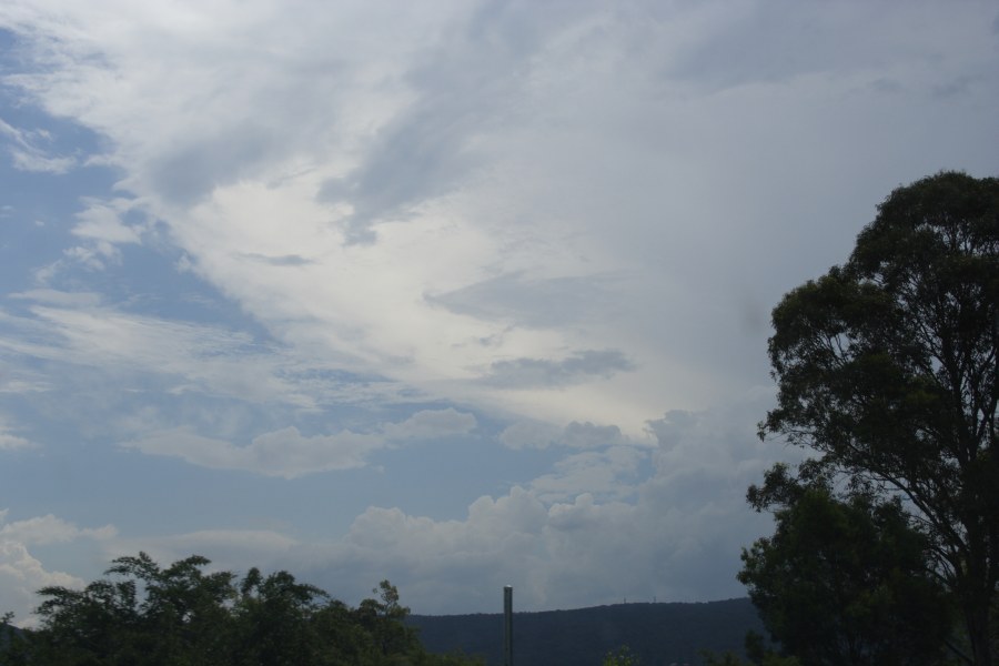 anvil thunderstorm_anvils : Kurmond, NSW   21 November 2007