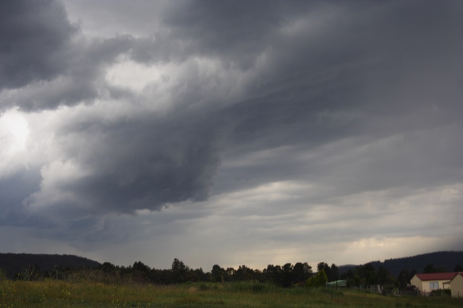 cumulonimbus thunderstorm_base : Lithgow, NSW   21 November 2007