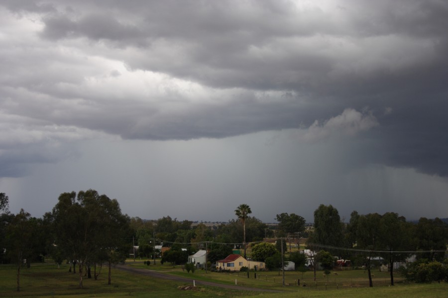 cumulonimbus thunderstorm_base : Manilla, NSW   22 November 2007