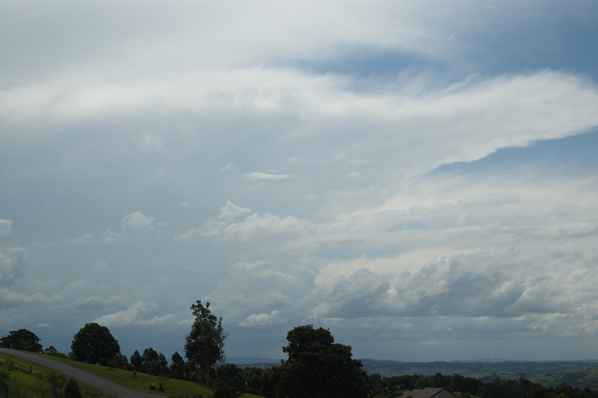 anvil thunderstorm_anvils : McLeans Ridges, NSW   22 November 2007
