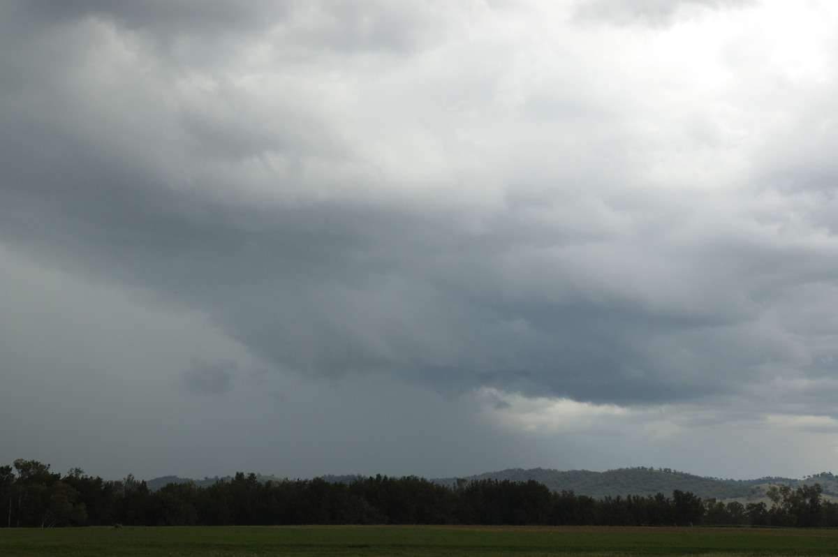 cumulonimbus thunderstorm_base : W of Tenterfield, NSW   23 November 2007