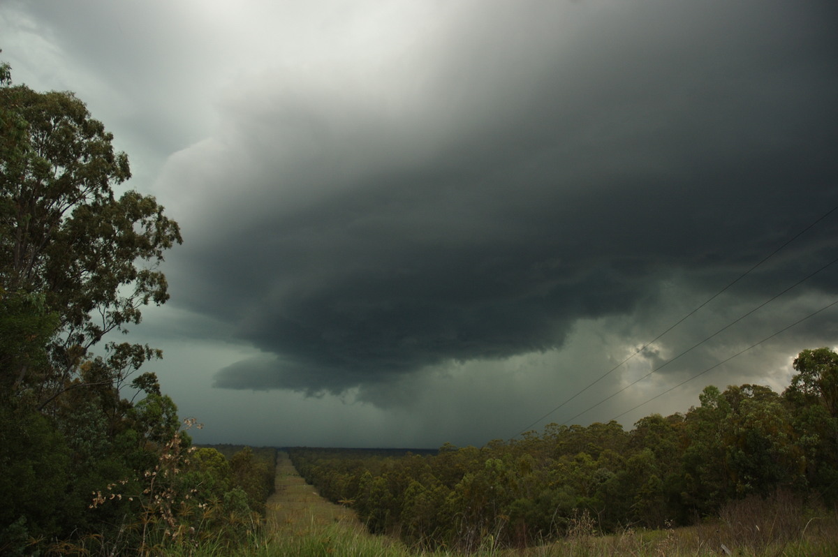 wallcloud thunderstorm_wall_cloud : Rappville, NSW   4 December 2007