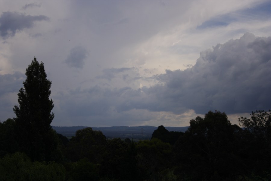 anvil thunderstorm_anvils : near Lithgow, NSW   8 December 2007