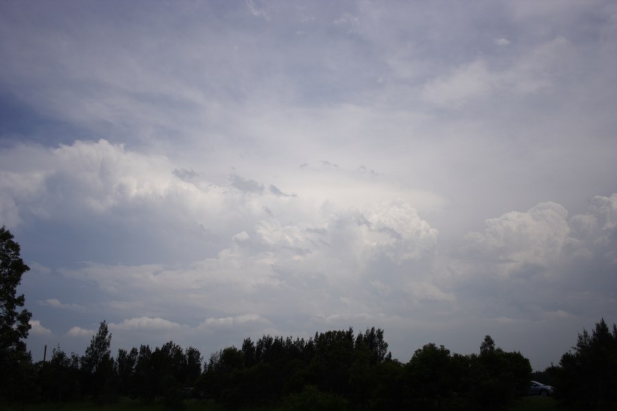 thunderstorm cumulonimbus_incus : M4 motorway, NSW   9 December 2007