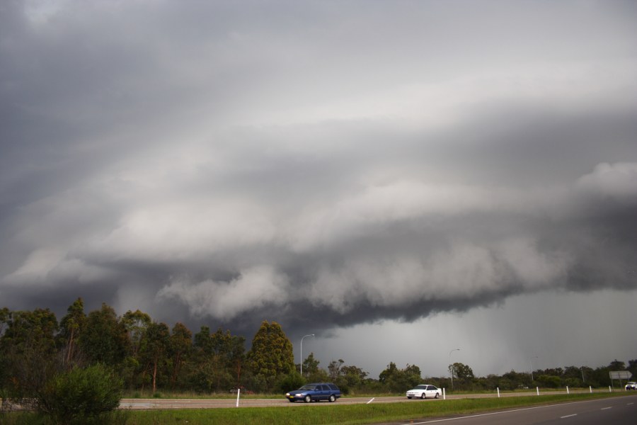 cumulonimbus supercell_thunderstorm : F3 Freeway, NSW   9 December 2007