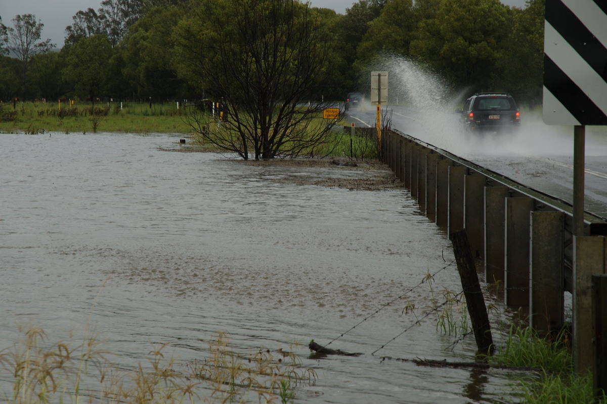 flashflooding flood_pictures : near Lismore, NSW   4 January 2008