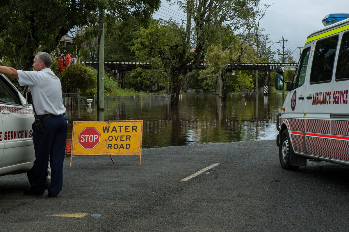 flashflooding flood_pictures : Lismore, NSW   5 January 2008