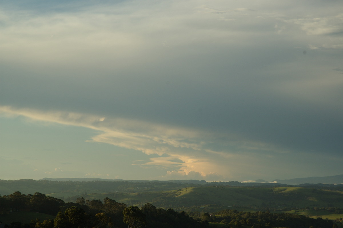 anvil thunderstorm_anvils : McLeans Ridges, NSW   6 January 2008