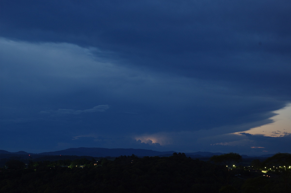 anvil thunderstorm_anvils : Lismore, NSW   6 January 2008