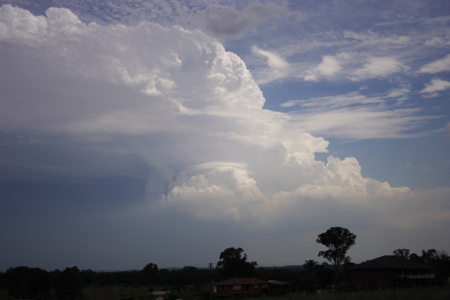 updraft thunderstorm_updrafts : Schofields, NSW   16 January 2008