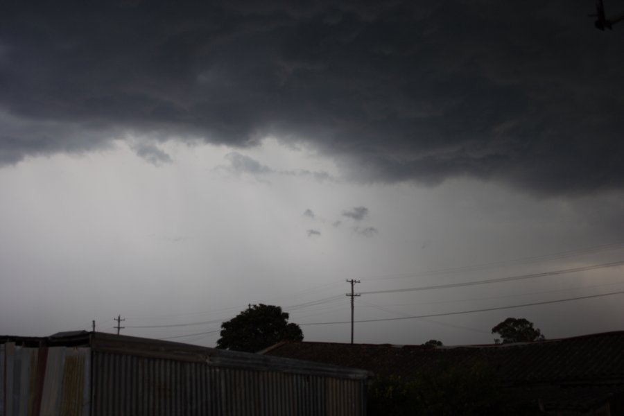 raincascade precipitation_cascade : Schofields, NSW   31 January 2008