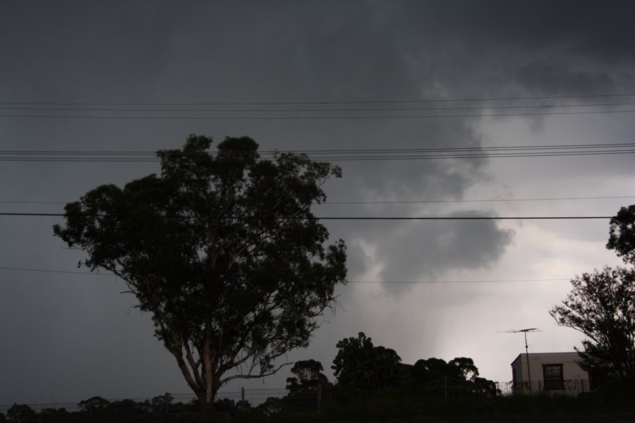 cumulonimbus thunderstorm_base : Schofields, NSW   31 January 2008