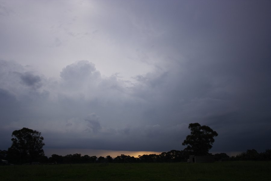 cumulonimbus thunderstorm_base : Schofields, NSW   24 March 2008