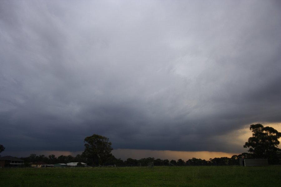 cumulonimbus thunderstorm_base : Schofields, NSW   24 March 2008