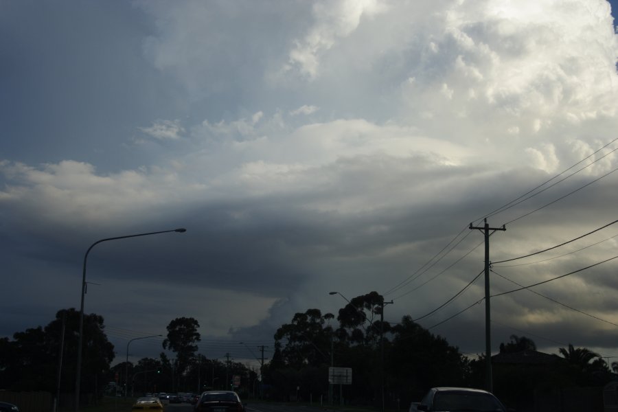 updraft thunderstorm_updrafts : Kellyville, NSW   29 March 2008