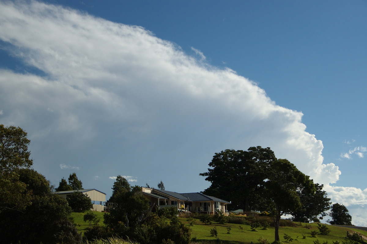 anvil thunderstorm_anvils : McLeans Ridges, NSW   17 May 2008