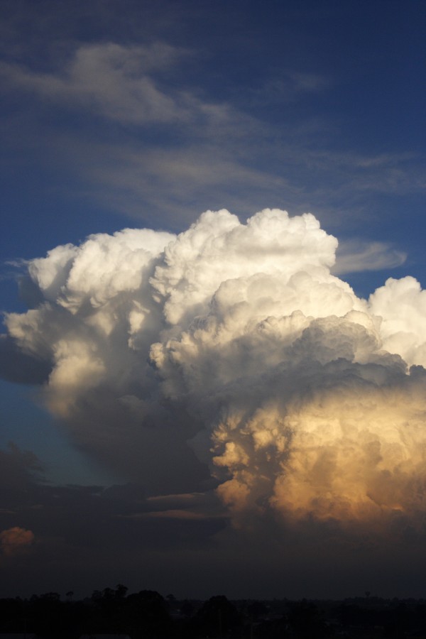 thunderstorm cumulonimbus_incus : Schofields, NSW   28 May 2008