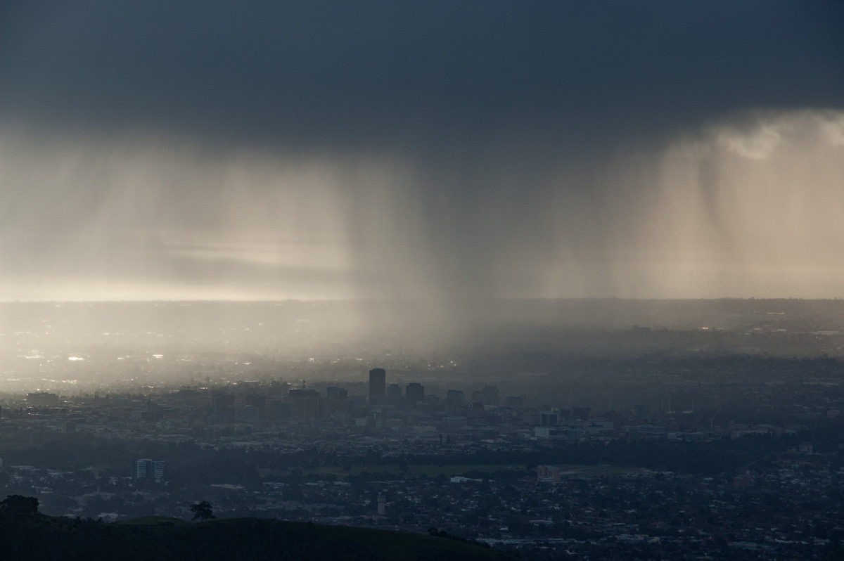 raincascade precipitation_cascade : Mt Lofty, SA   21 August 2008