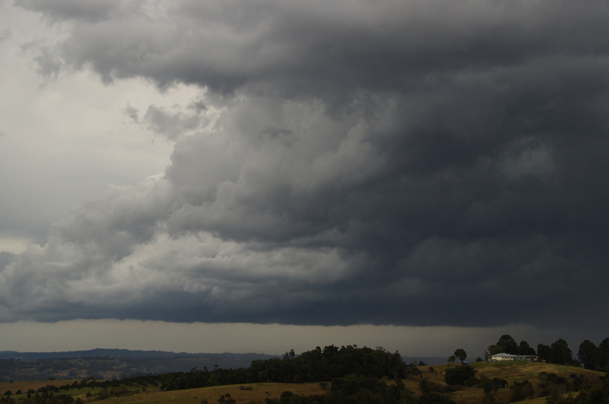 cumulonimbus thunderstorm_base : McLeans Ridges, NSW   27 August 2008