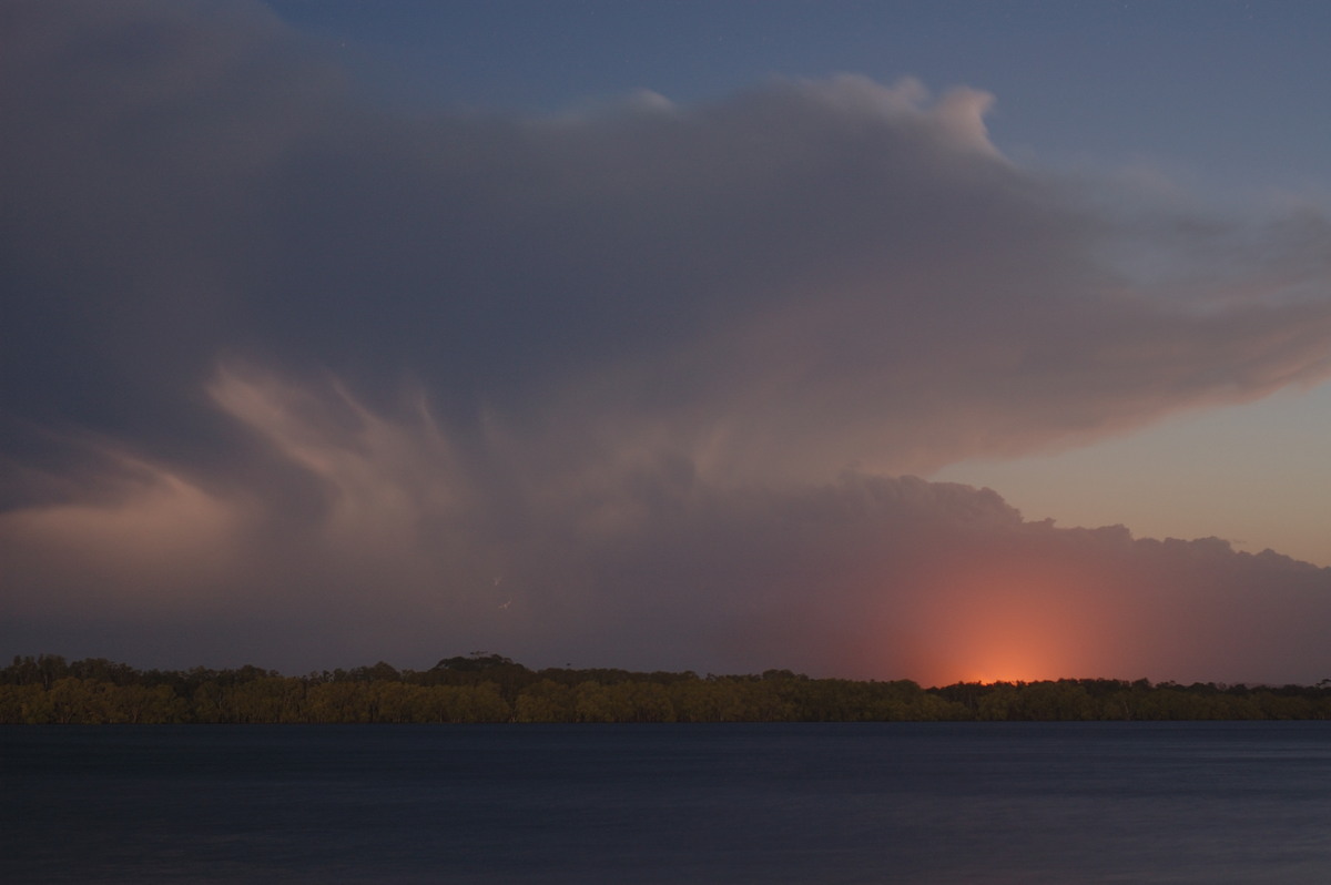 thunderstorm cumulonimbus_incus : Ballina, NSW   12 September 2008