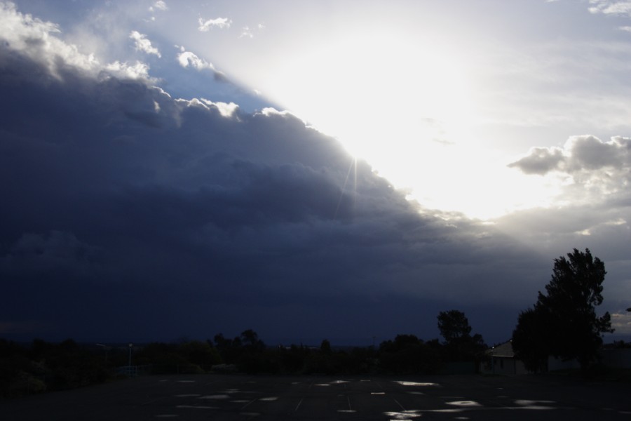 anvil thunderstorm_anvils : Quakers Hill, NSW   14 September 2008