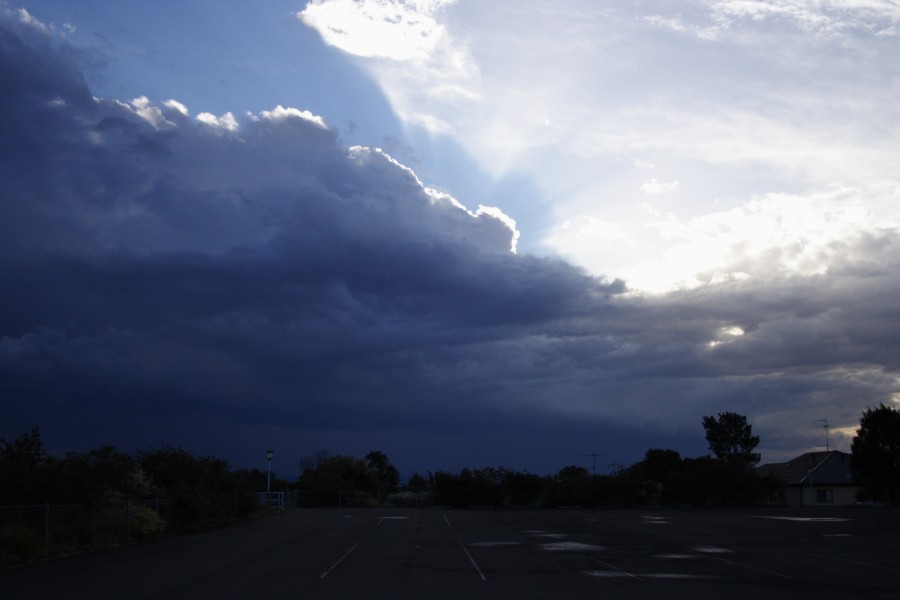 anvil thunderstorm_anvils : Quakers Hill, NSW   14 September 2008