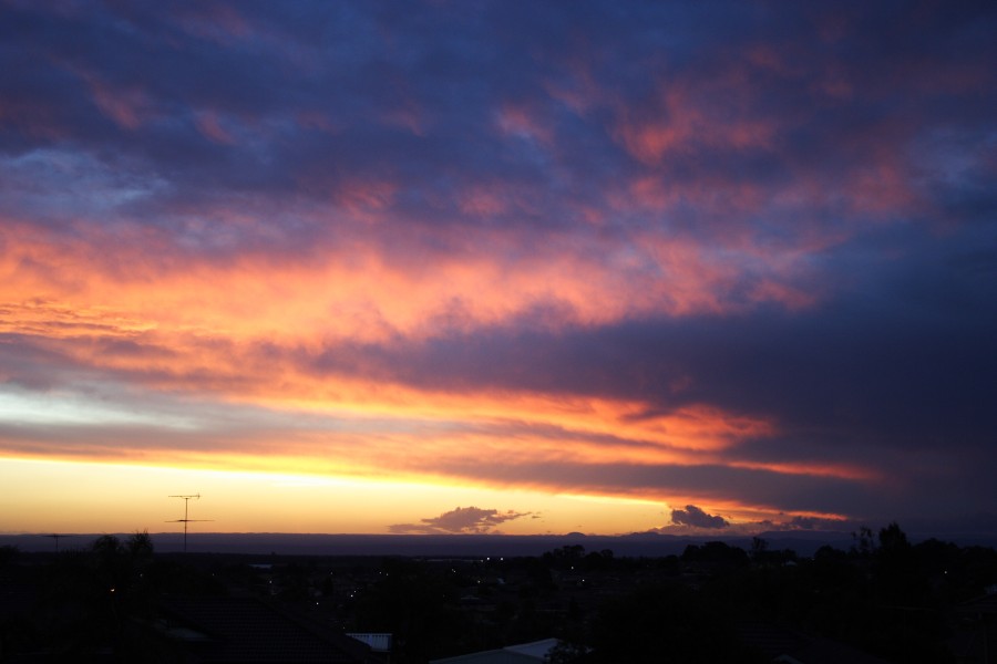 sunset sunset_pictures : Quakers Hill, NSW   14 September 2008