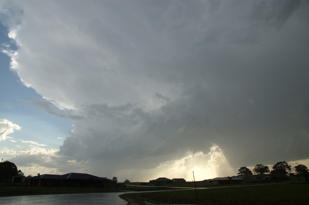 anvil thunderstorm_anvils : near Casino, NSW   20 September 2008