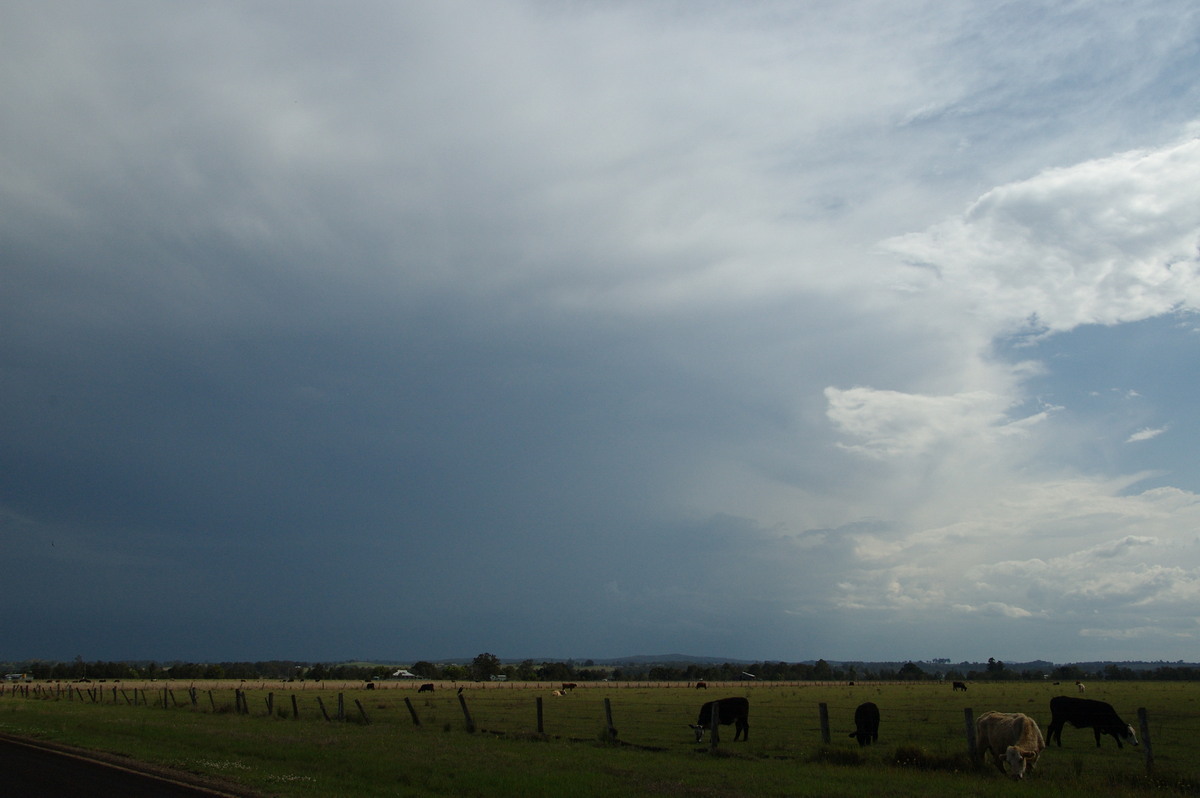 thunderstorm cumulonimbus_incus : N of Casino, NSW   21 September 2008