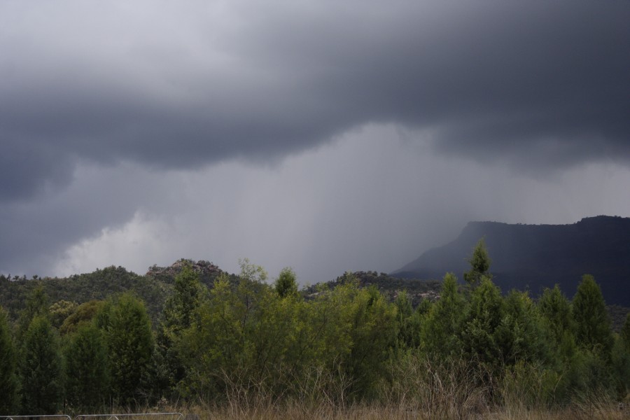 cumulonimbus thunderstorm_base : Coonabarabran, NSW   11 October 2008