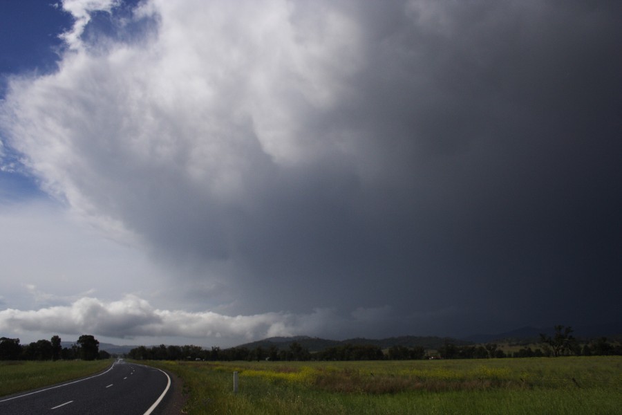 anvil thunderstorm_anvils : N of Tamworth, NSW   14 October 2008