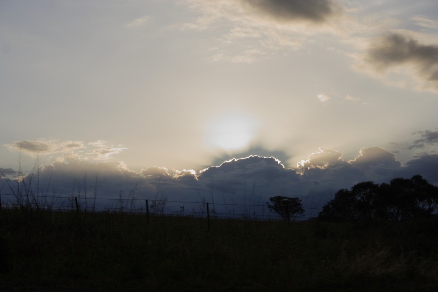 thunderstorm cumulonimbus_calvus : near Willow Tree, NSW   14 October 2008