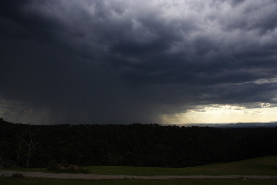 cumulonimbus thunderstorm_base : Glenorie, NSW   19 October 2008