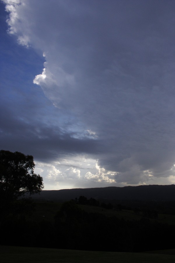 cumulonimbus thunderstorm_base : Kurrajong, NSW   20 October 2008