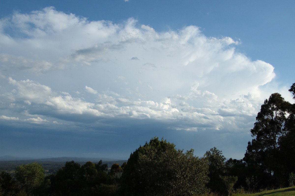 anvil thunderstorm_anvils : Maclean, NSW   21 October 2008