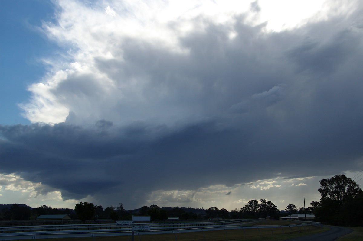 thunderstorm cumulonimbus_incus : near Canungra, QLD   25 October 2008