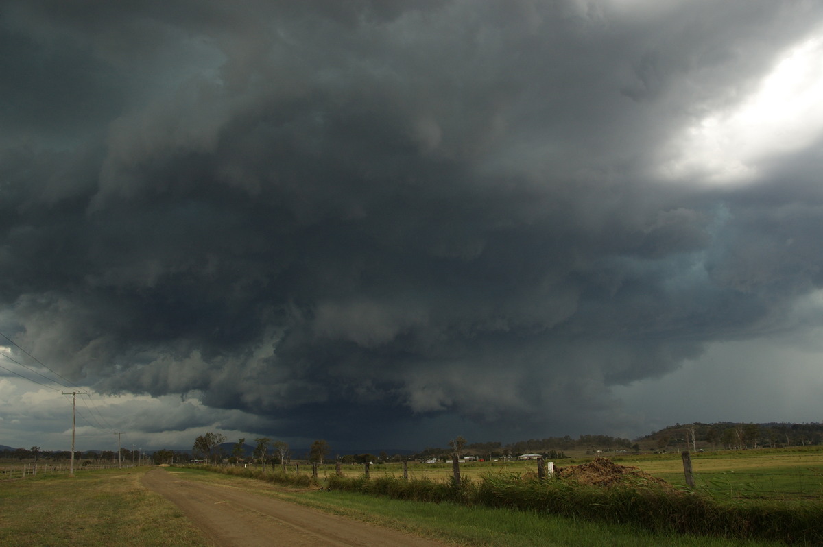 cumulonimbus supercell_thunderstorm : Beaudesert, QLD   16 November 2008