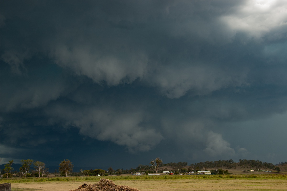 cumulonimbus supercell_thunderstorm : Beaudesert, QLD   16 November 2008