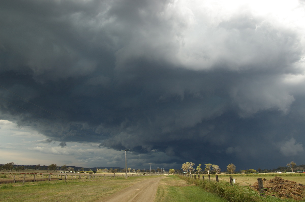 cumulonimbus supercell_thunderstorm : Beaudesert, QLD   16 November 2008