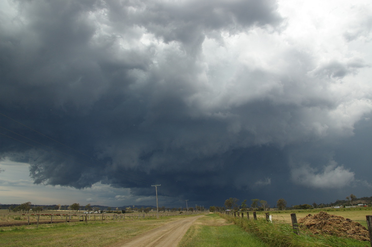 cumulonimbus supercell_thunderstorm : Beaudesert, QLD   16 November 2008