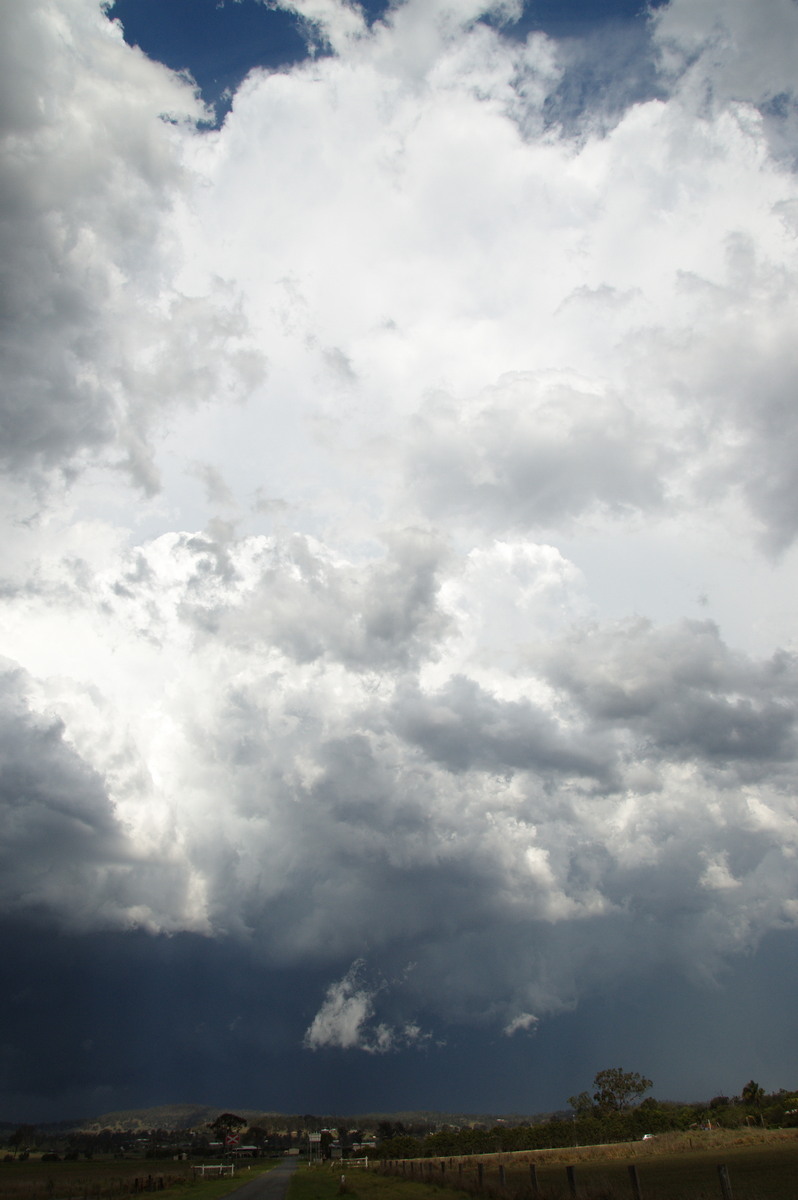 cumulonimbus supercell_thunderstorm : Beaudesert, QLD   16 November 2008